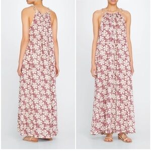 Hannah Artwear Serena Dress Sleeveless Cotton Maxi Resortwear Summer Size Large‎